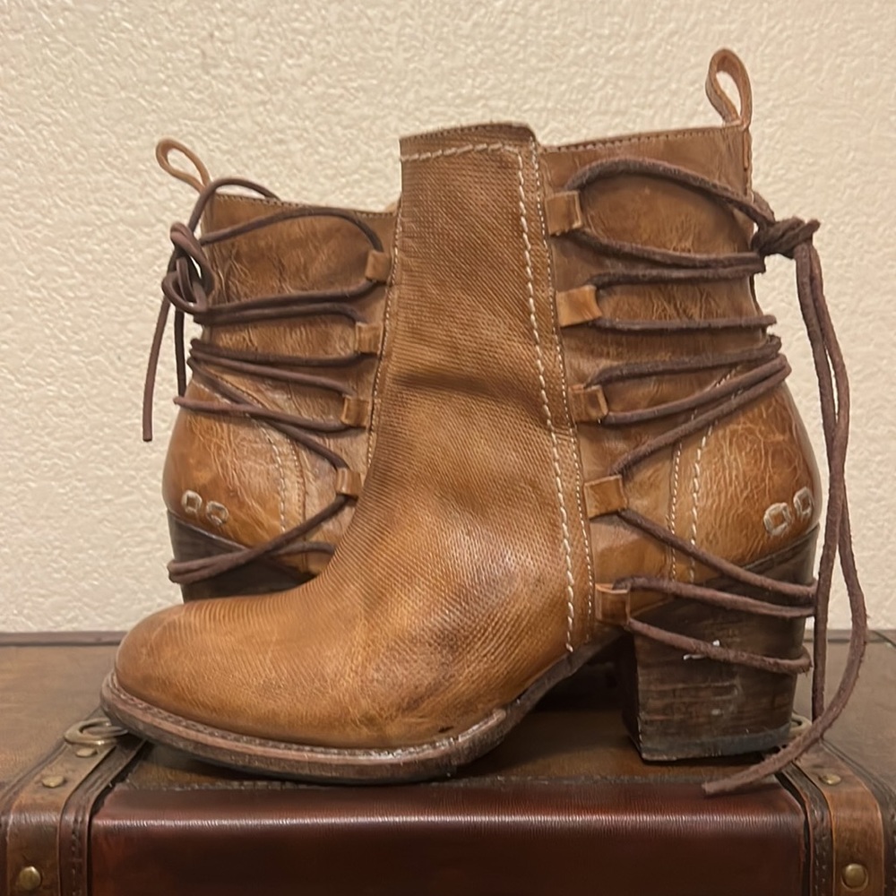 Bed Stu Brown Ankle Boots - Picture 2 of 13